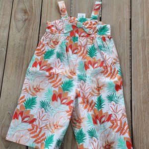 NWT JANIE & JACK Romper Cropped 18-24 mos.